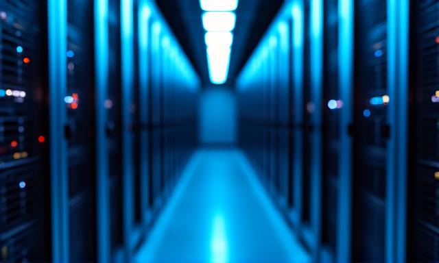 Advanced server nodes symbolizing 99% uptime